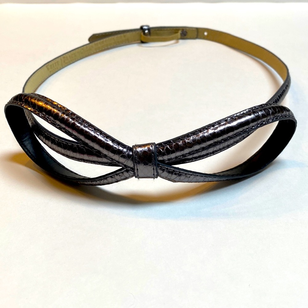 White House Black Market bow belt